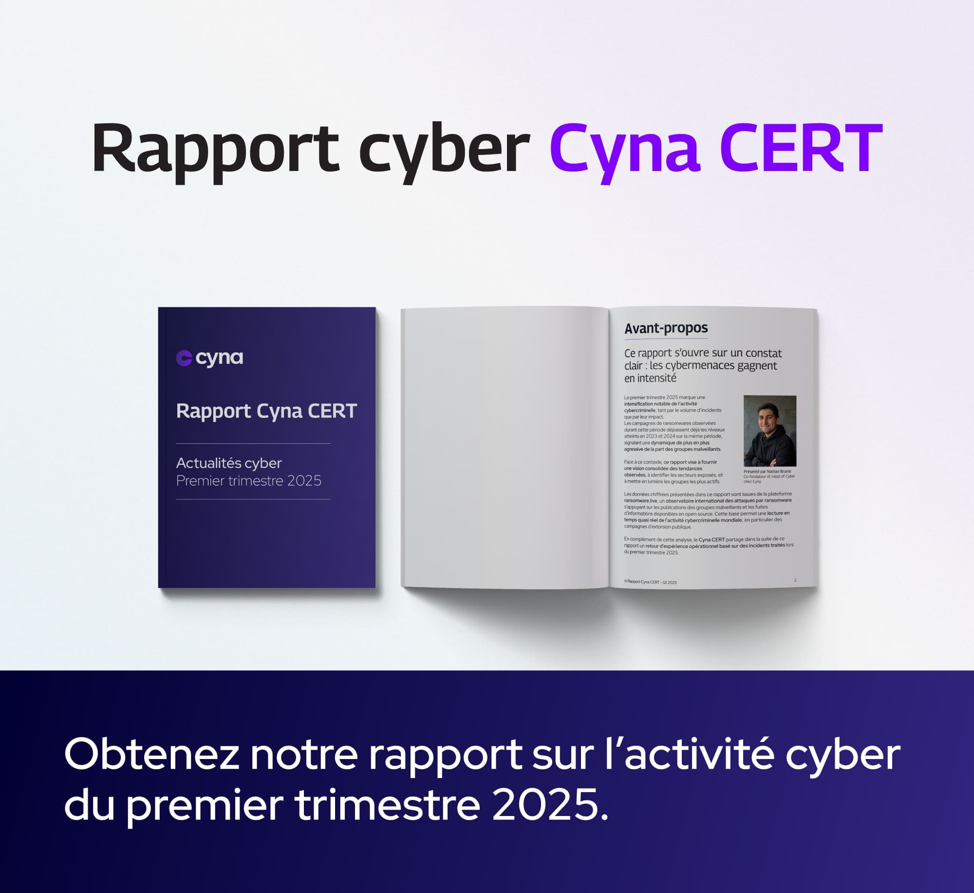 Rapport menaces cybersécurité Q1 2025