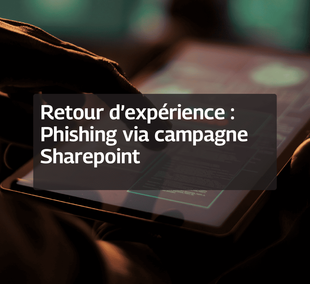Phishing via campagne Sharepoint